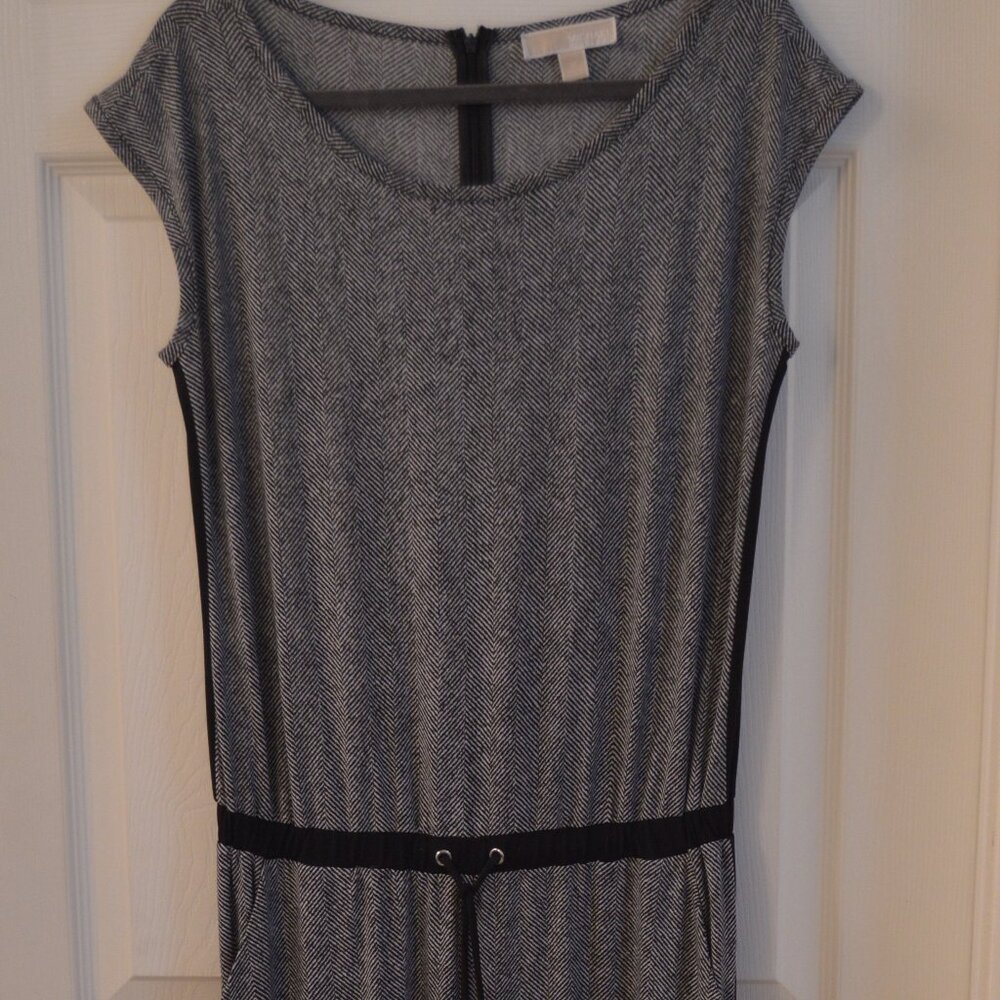Michael Kors Black & White Jumpsuit